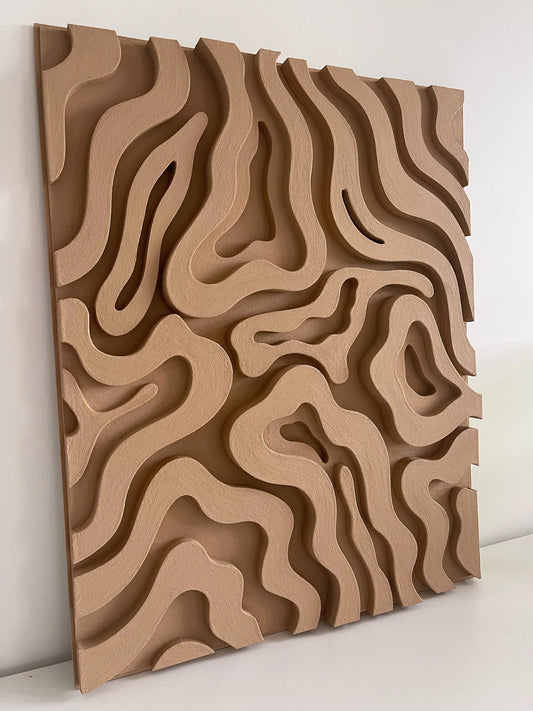 Tableau mural 3D texturé