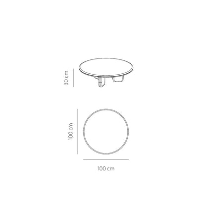 Table basse- Ldo - 100 cm
