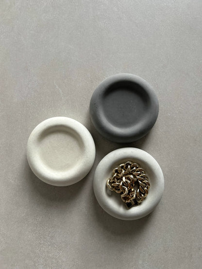 Petite coupelle à bijoux (packe de 3 plats)